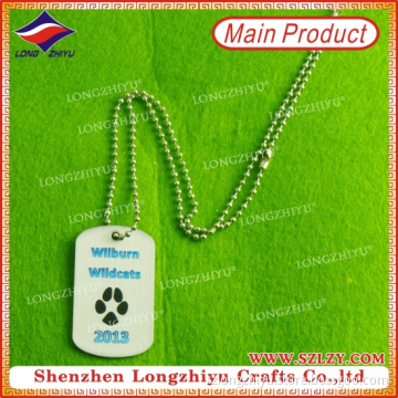 Customized Metal Dog Tag with Metal Chain